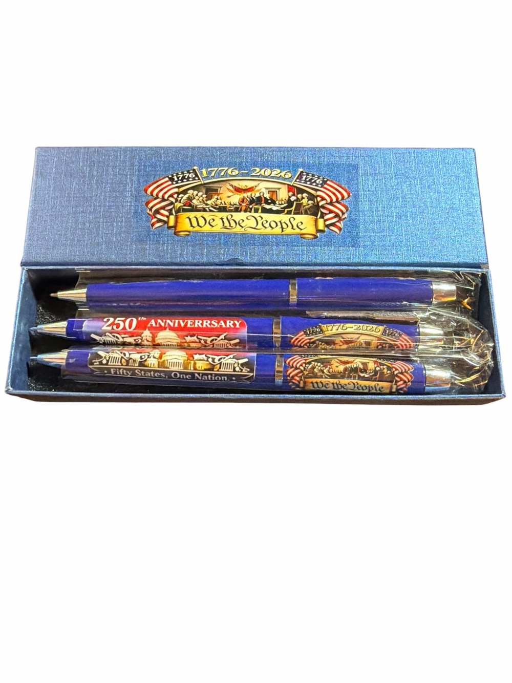 NWT America 250th Anniversary Commemorative Pen Set - 1776-2026